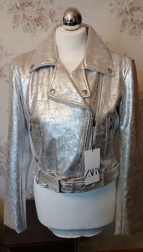 Bnwt zara biker jacket size - biker,