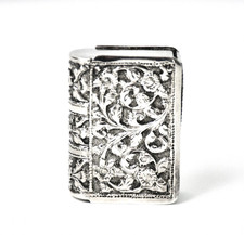 Sterling Silver Vesta Case in shape of a book circa 1930's