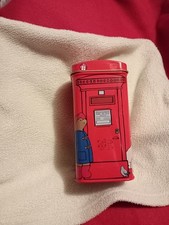 "M&S"PADDINGTON BEAR RED POSTBOX/MONEY BOX with 4 X 50g BATH FIZZERS.NEW