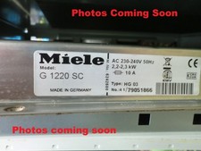 G1220 SC Miele Dishwasher –