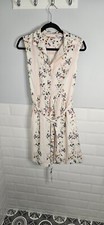 Cath Kidston UK8 Vintage Style Dress UK8 Strawberry Ditsy Flower Bird Pink
