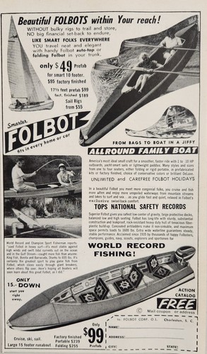 1961 print folbot allround - print, ad