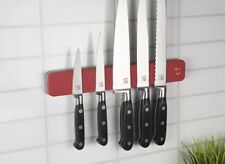 Bisbell Magmates Wall-Mounted  Magnetic 5 Knife Rack 30cm/12" Red