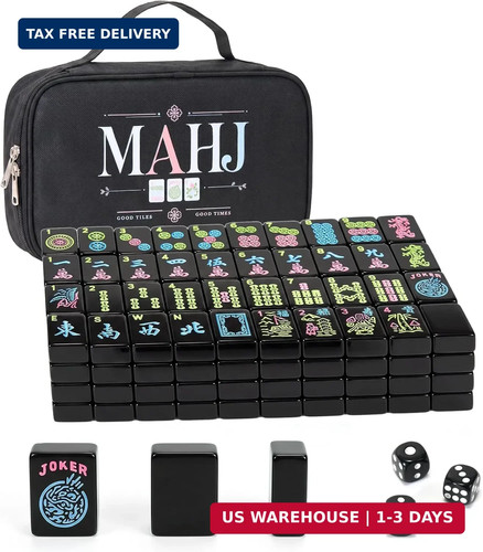 American mahjong tile - mahjong, set,