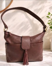 PIA...Large Leather Burgundy
