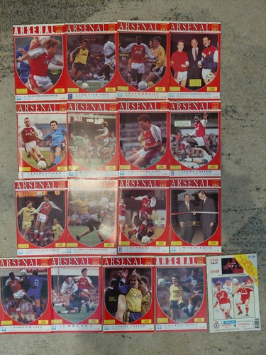 Arsenal football programmes - football,