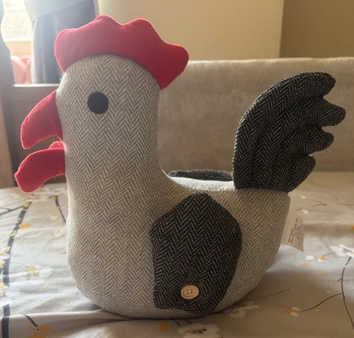 Chicken cockerel doorstop - chicken,