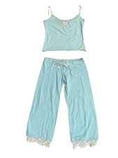 Vintage BEBE Outfit Set Aqua