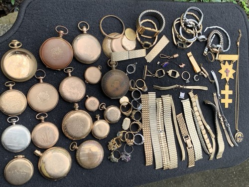 Jumbo 1050g scrap gold lot - scrap,
