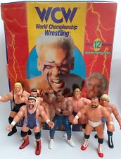 WCW Galoob - 7 Figures & Collectors Case - Bundle Lot - Ric Flair Hasbro WWF WWE