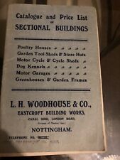 L H Woodhouse And Co Catalogue And Price list Of Sectional Buildings 