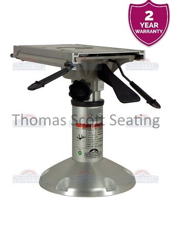 Boat seat pedestal height