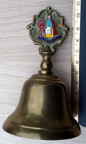Vintage brass bell with - bell,