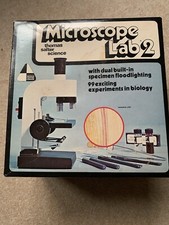 VINTAGE MICROSCOPE LAB 2-