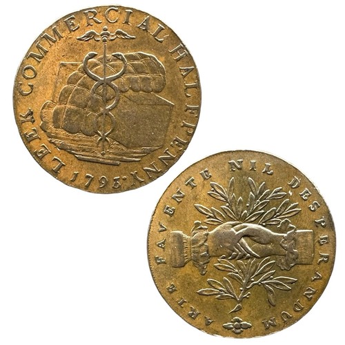 1793 conder half penny token - conder,