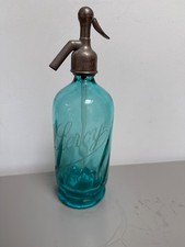 antique French vaseline blue