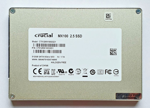512gb sata iii crucial mx100 - crucial,