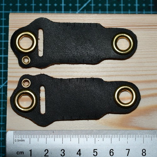 Black color handmade - black, leather