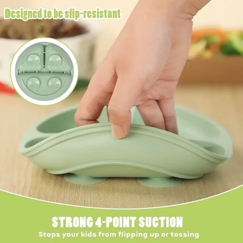 Silicone baby suction plate - baby,