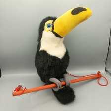 Vintage Large Merrythought Toucan On Swinging Perch VGC