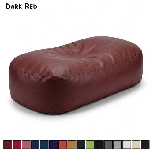 Beanbag bed faux leather seat - faux,