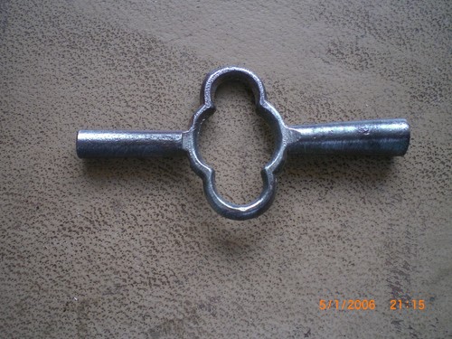 Carriage clock steel key - clock,