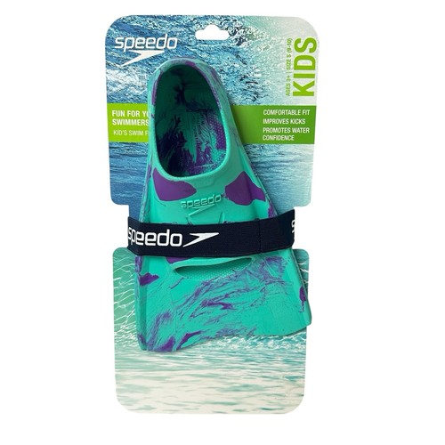 Speedo kids swim fin teal - 🪼,