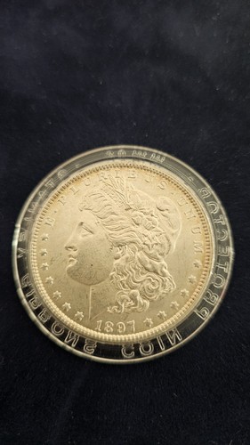 1897 silver morgan dollar - silver,