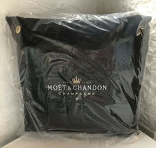 MOET CHANDON  Champagne Cushions x 1 EMBROIDERED LOGOS Still in polybag BNIB