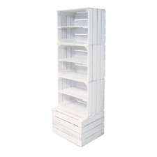 CLEARANCE - Crate Stand In White -  Kitchen Storage, Shop (CRATE/14W)