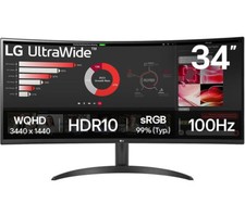LG 34WR50QK-B 34" MONITOR