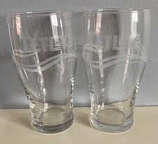 2 X NEW TETLEY'S BITTER PINT