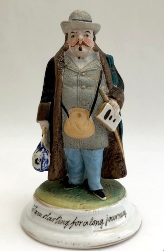 Antique figural match holder - figural,