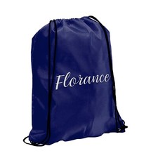 Personalised Nylon Drawstring Rucksack Bag Swimming School Sport Unisex Kids UK