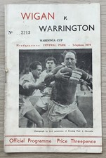 Rare Rugby League Programme