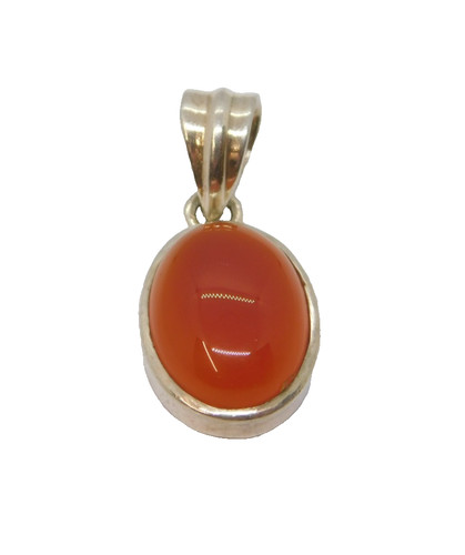 Sterling silver carnelian - silver,