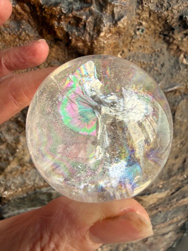 Crystal ball quartz clear - ball,