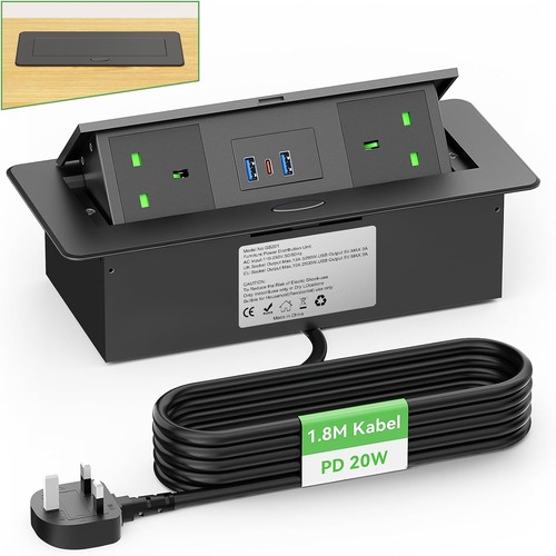 Desktop power socket with - desktop, usb
