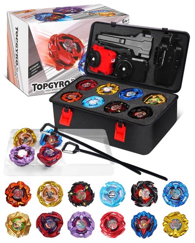 Spinning tops set battling - spinning,