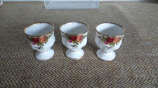 Set of 3 Royal Albert Old