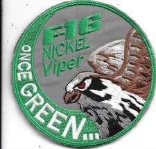 USAF PATCH  555 FS ONCE GREEN