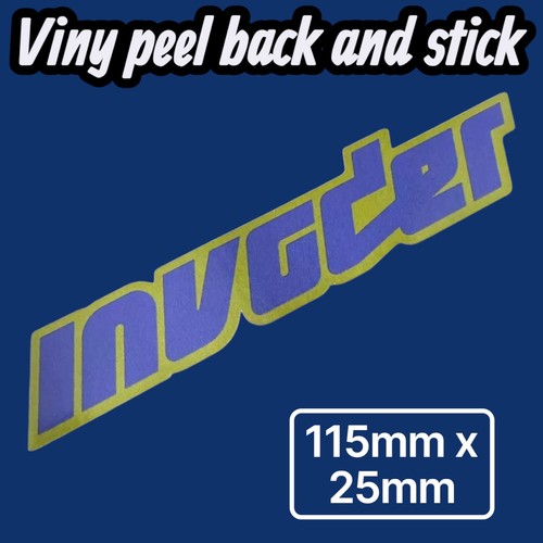 Invader bmx frame - invader, sticker