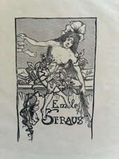 Ex-libris STRAUS Emile, S1100