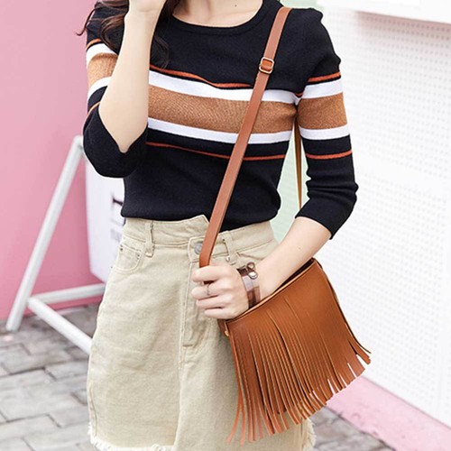 Tassel purse ladies fringe - purse,
