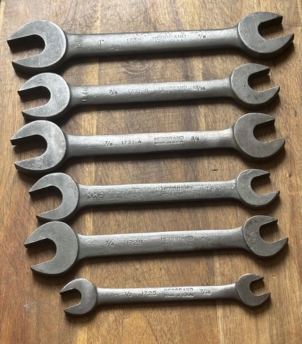 Vintage herbrand spanner set - spanner,