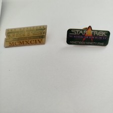 Star Trek Fan Club badges (1994, 1995)