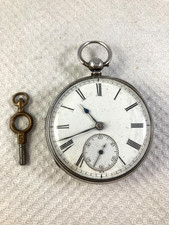 Sterling silver pocket watch - silver,