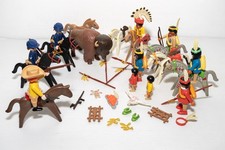 Vintage Playmobil Wild West Cavalry, Indians, Bison, Horses, Accessories etc.