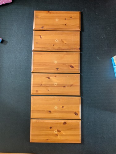 Solid pine drawer fronts 6 - pine,