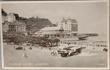 Conwy. Postcard of Promenade and Pier, Llandudno. I